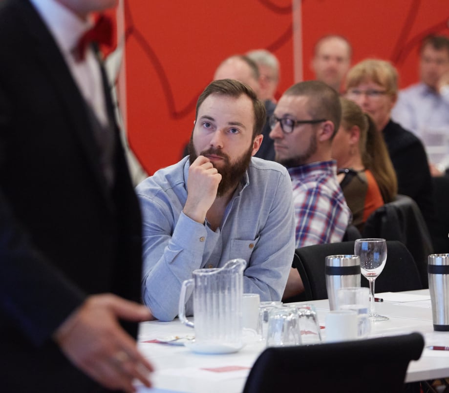 salgspiloter foredrag lytter