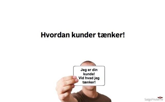 hvordan kunder tænker